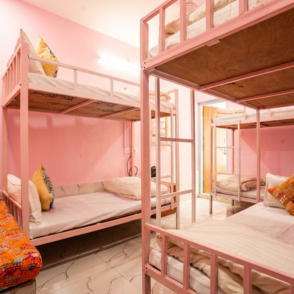 Bed in 6-Bed Female Dormitory Room
